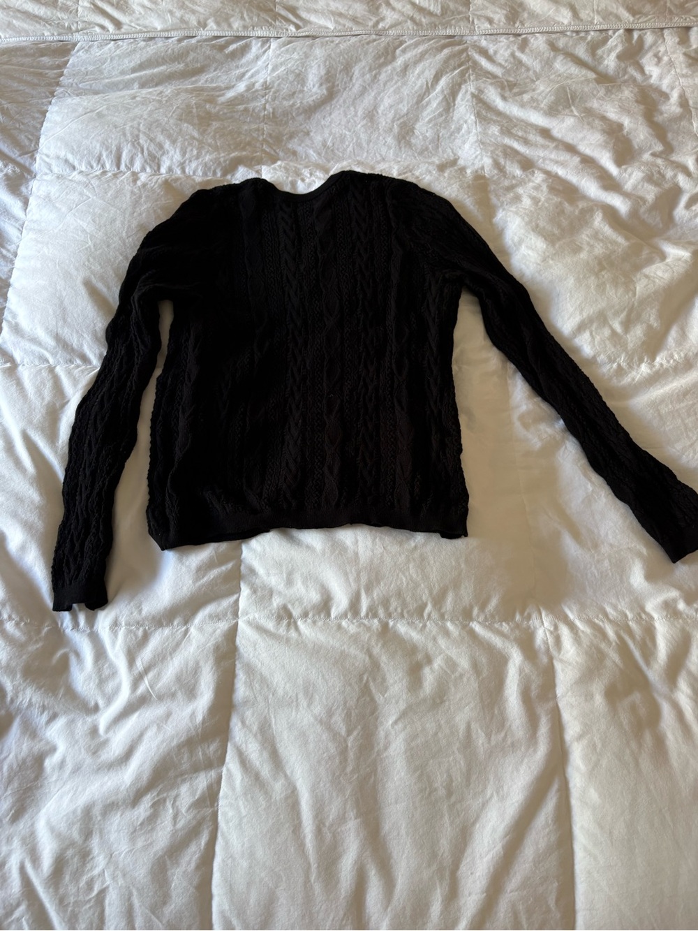 Sezane Ruben cardigan sweater black M - Picture 13 of 14